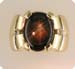 14kt Black Star Sapphire & Diamond