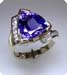 14kt Tanzanite & Diamond Ring